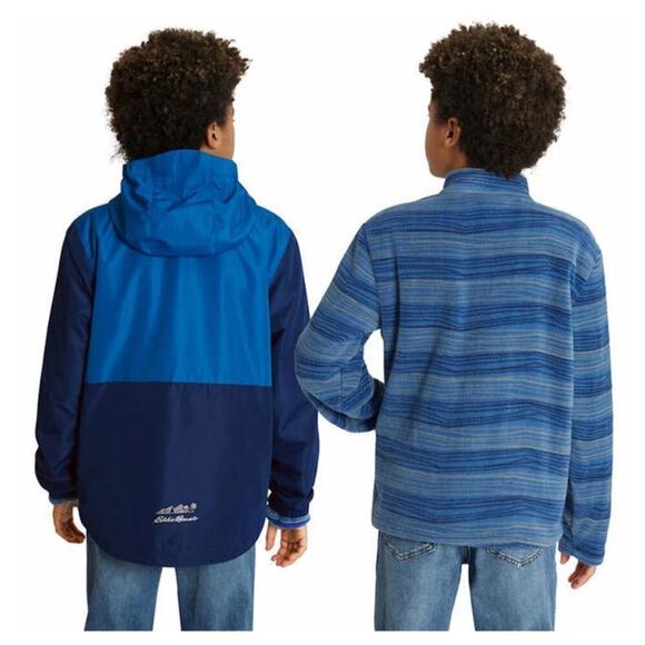 Eddie Bauer Boy's Jacket Blue Size Small 7/8 NWT - Picture 6 of 6